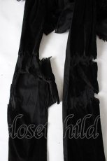 画像6: FRILL / リボンと刺繍のワンピース  黒 Y-26-10-07-024-HN-OP-SZ-ZY (6)