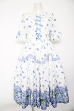 画像1: Chalmiere / ハイドレンジアワンピース M 白 Y-26-10-07-025-AX-OP-SZ-ZY (1)