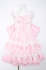 画像1: Angelic Pretty / ふわふわRibbon Doll Dress  ピンク Y-26-10-07-026-AP-OP-SZ-ZY (1)