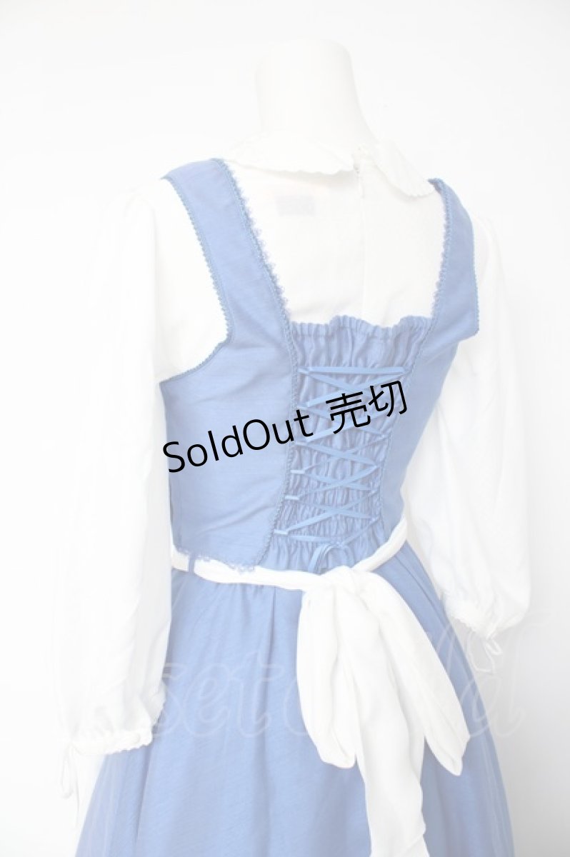 画像5: Secret Honey / Little town Dress(Beauty and the Beast ver) 2 ブルー Y-26-10-07-033-CA-OP-SZ-ZY (5)