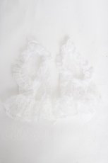 画像2: ATELIER PIERROT / レースグローブ　ショート丈　指ぬき  白 Y-26-10-07-005-EL-ZA-SZ-ZY (2)