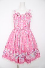 画像1: Angelic Pretty / Sweet Candy Bouquetジャンパースカート  ピンク Y-26-10-07-019-AP-OP-SZ-ZY (1)