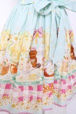 画像6: BABY,THE STARS SHINE BRIGHT / Bee My Sweet Honey柄ハートヨークジャンパースカート  ミント Y-26-10-07-021-BA-OP-SZ-ZY (6)