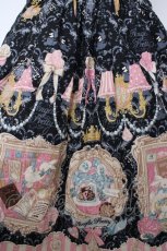 画像4: Angelic Pretty / Wonder Gallery肩リボンジャンパースカートSet(2016年)  クロ Y-26-10-07-022-AP-OP-SZ-ZY (4)