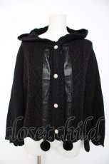 画像1: m petit by misako / TT*MSKフードツキカーディガン L 中黒 Y-26-10-09-054-LO-TO-SZ-ZY (1)