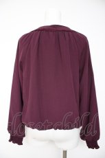 画像2: axes femme / 裾バルーンブルゾン M パープル Y-26-10-09-062-AX-TO-SZ-ZY (2)
