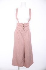 画像1: axes femme POETIQUE / ベルトデザインサス付きパンツ M ピンク Y-26-10-09-072-AX-PA-SZ-ZY (1)