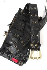 画像3: Ozz Croce / クロス刺繍ベルトバッグ  黒 Y-26-10-09-001-OO-BG-SZ-ZY (3)