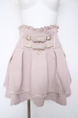 画像1: LIZ LISA / 2連リボンベルトスカパン 0 ピンク Y-26-10-09-123-LO-SK-SZ-ZY (1)