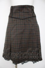 画像1: axes femme POETIQUE / ベルト付タックミニスカート M グリーン Y-26-10-09-133-AX-SK-SZ-ZY (1)