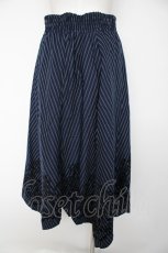 画像2: axes femme / フロッキーPTイレヘムスカート M 紺 Y-26-10-09-138-AX-SK-SZ-ZY (2)