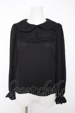 画像1: Ank Rouge / ヨークシフォントップス M 黒 Y-26-10-09-013-CA-TO-SZ-ZY (1)