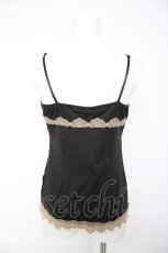 画像2: Ozz oneste / Vレースキャミソール  黒 Y-26-10-09-016-OO-TO-SZ-ZY (2)