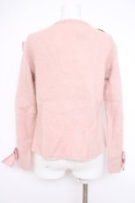 画像2: PINK HOUSE / ビッグリボンモチーフカーディガン F ピンク Y-26-10-10-034-LO-TO-SZ-ZY (2)