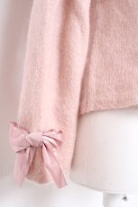 画像4: PINK HOUSE / ビッグリボンモチーフカーディガン F ピンク Y-26-10-10-034-LO-TO-SZ-ZY (4)