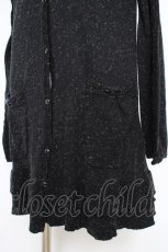 画像3: axes femme / 薄手カーディガン  黒 Y-26-10-10-053-AX-TO-SZ-ZY (3)
