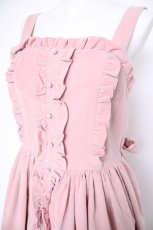 画像4: axes femme kawaii / ベルベットドールジャンスカ  ピンク Y-26-10-10-062-AX-OP-SZ-ZY (4)