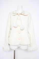 画像1: DearMyLove / うさ耳セーラーコート LL アイボリー Y-26-10-10-087-GO-CO-SZ-ZY (1)