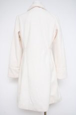 画像2: axes femme POETIQUE / スカラップ丸襟コート  生成り Y-26-10-10-088-AX-CO-SZ-ZY (2)