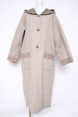 画像1: axes femme / ダブルフェイスコーディガン M モカ Y-26-10-10-091-AX-CO-SZ-ZY (1)
