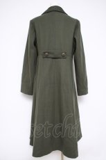 画像2: axes femme / クラシックロングコート  グリーン Y-26-10-10-094-AX-CO-SZ-ZY (2)
