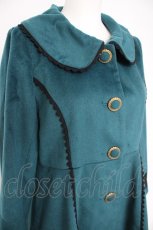 画像5: axes femme kawaii / ケープ付きバッスルコート  グリーン Y-26-10-10-097-AX-CO-SZ-ZY (5)