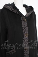 画像3: axes femme / 裏起毛コート  黒 Y-26-10-10-101-AX-CO-SZ-ZY (3)