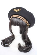 画像1: EXCENTRIQUE / 12A Bunbary Crossベレー  黒 Y-26-10-10-014-EL-AC-SZ-ZY (1)