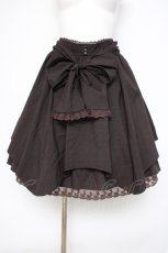 画像1: axes femme / チェックイレヘムスカート M 茶 Y-26-10-10-112-AX-SK-SZ-ZY (1)