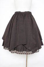 画像2: axes femme / チェックイレヘムスカート M 茶 Y-26-10-10-112-AX-SK-SZ-ZY (2)