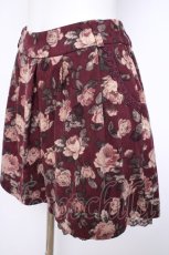 画像3: axes femme / スウェード調キュロット M ワイン Y-26-10-10-123-AX-PA-SZ-ZY (3)