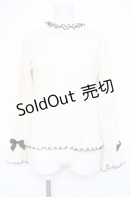 Preview of メローフリル起毛トップス  生成り