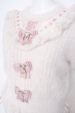 画像3: LIZ LISA / アームウォーマー３連リボンニット  ピンク Y-26-10-10-030-LO-TO-SZ-ZY (3)