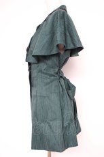 画像2: axes femme POETIQUE / ケープ付ロングベスト M グリーン Y-26-10-12-035-AX-TO-SZ-ZY (2)