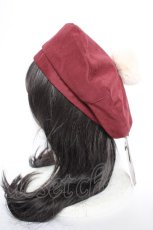 画像2: Kurumi Collaboration / KRM*ミジンコールベレー  ワイン Y-26-10-12-003-LO-AC-SZ-ZY (2)