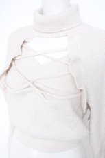 画像2: EATME / レースアップニットキャミセット F アイボリー Y-26-10-12-044-LO-TO-SZ-ZY (2)
