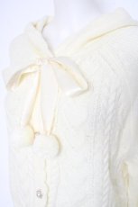画像2: m petit by misako / NINA'sフード付きカーディガン  生成り Y-26-10-12-046-LO-TO-SZ-ZY (2)
