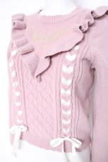 画像2: axes femme POETIQUE / アンジェリック クワイヤプルオーバー M ピンク Y-26-10-12-054-AX-TO-SZ-ZY (2)