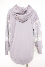 画像3: axes femme / 袖レース重ねパーカープルオーバー M ラベンダー Y-26-10-12-058-AX-TO-SZ-ZY (3)