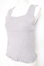 画像4: axes femme / ニットタンク×2WAYニット F グレー Y-26-10-12-059-AX-TO-SZ-ZY (4)