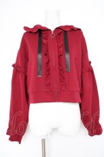 画像1: axes femme / ショート丈ダンボールパーカー F 赤 Y-26-10-12-070-AX-TO-SZ-ZY (1)