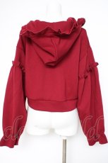 画像2: axes femme / ショート丈ダンボールパーカー F 赤 Y-26-10-12-070-AX-TO-SZ-ZY (2)
