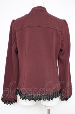 画像3: axes femme / ナポレオン風ストレッチジャケット F ワイン Y-26-10-12-071-AX-JA-SZ-ZY (3)