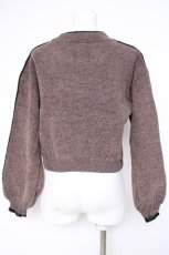 画像3: axes femme / オーナメントJQモールニット F グレー Y-26-10-12-074-AX-TO-SZ-ZY (3)