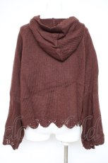 画像3: m petit by misako / NINA'sフード付きカーディガン  茶 Y-26-10-12-076-LO-TO-SZ-ZY (3)