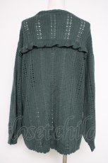 画像3: axes femme / オリジナル手刺繍ロングカーデ  グリーン Y-26-10-12-079-AX-TO-SZ-ZY (3)