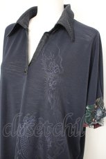 画像2: Qutie Frash / BIGTシャツ  紺 Y-26-10-12-091-QU-TO-SZ-ZY (2)