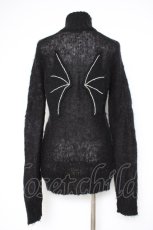 画像2: PEACE NOW / コウモリ羽ジップニット M 黒 Y-26-10-12-098-PU-TO-SZ-ZY (2)