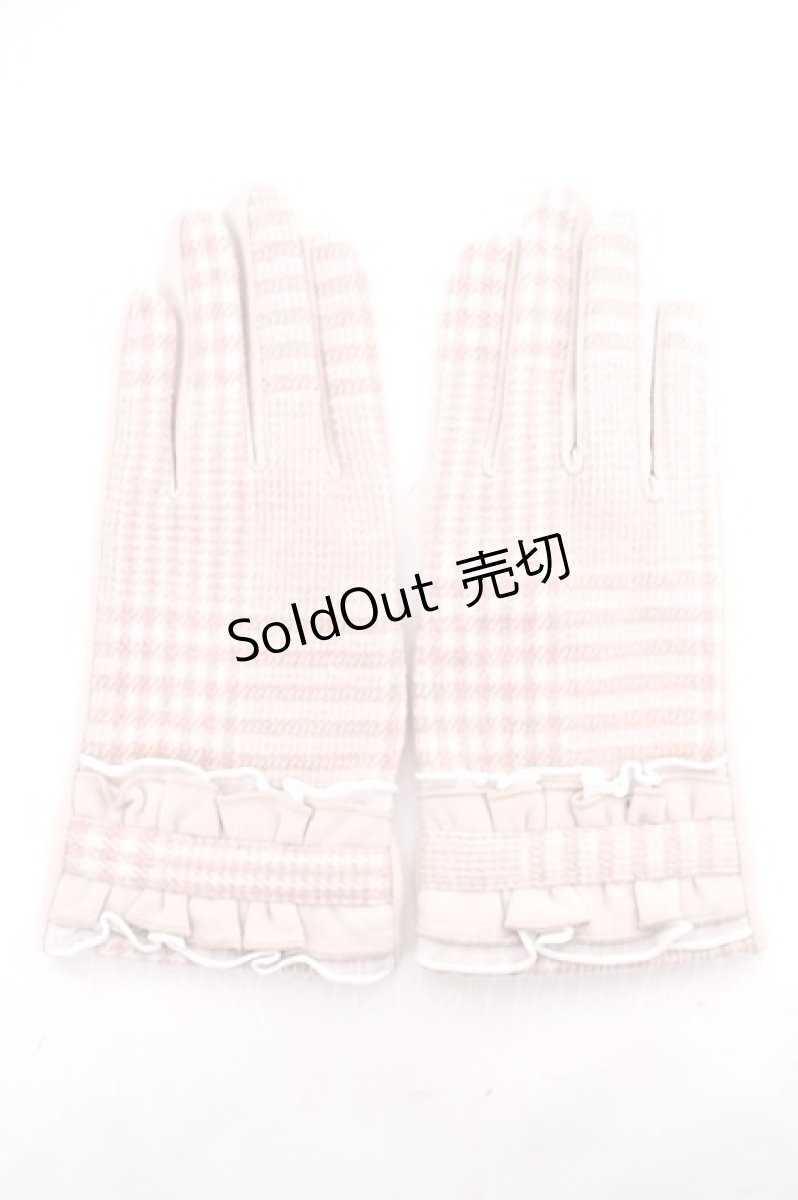 画像1: axes femme / 手袋  ピンク Y-26-10-12-008-AX-ZA-SZ-ZY (1)