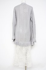 画像3: axes femme / レイヤード風デザインカーディガン F サックス Y-26-10-12-108-AX-TO-SZ-ZY (3)